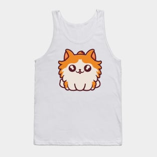 cute persian cat cartoon Tank Top